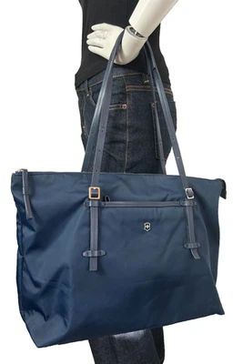 Victorinox Women's Victoria Charisma Carry All Laptop Tote Tablet Pocket Blue - Image 1 of 4