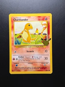 Charmander 46/102 Pokemon First Partner Celebrations Stamp Jumbo English NM - Picture 1 of 2