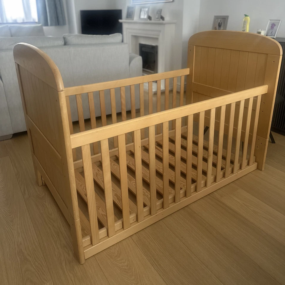 East Coast Angelina Cot Bed in Antique - Image 1 of 4