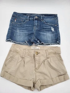 Lot of 2 Girl’s Shorts Size 12, Abercrombie Kids, Vanilla Star Premium - Picture 1 of 8