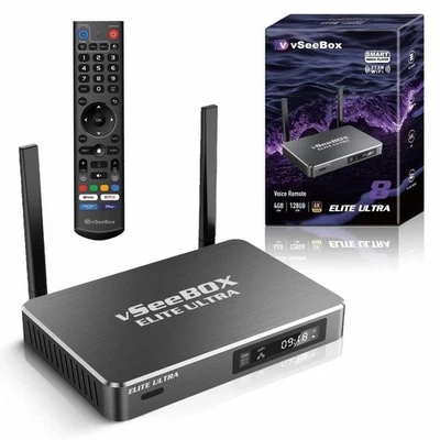 2days shipping  Vseebox elite ultra Android 12, 128GB Storage,elite apps - Image 1 of 4