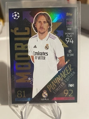 2022-23 Topps Match Attax UEFA Club Competitions - Limited EditionPlaymaker Luka - Image 1 of 2