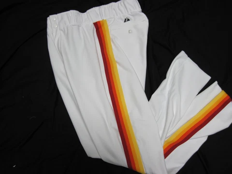 HOUSTON ASTROS AUTHENTIC THROWBACK BASEBALL PANTS TRIM FREE SHIP Cover