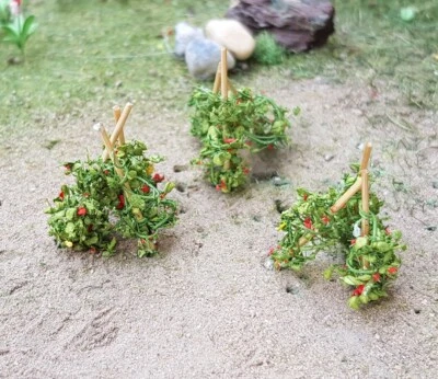 MP SCENERY 20 Runner Beans N Gauge Model Farm Plants Railroad & Farm Layout - Image 1 of 4