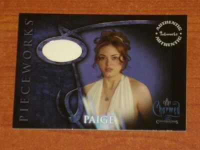 CHARMED CONVERSATIONS  PWCC3 ROSE McGOWAN as PAIGE  Piecework Trading Card - Image 1 of 2