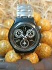 Authentic Swatch Swiss Quartz Chronograph Men's 4 Jewels Vintage Watch Retro