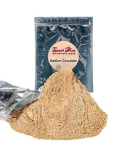 Concealer Refill (12 Gram Bag) By Sweet Face Minerals, Lightweight Mineral Loose - Picture 1 of 2