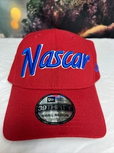 New Era NASCAR Racing Series 39Thirty Red Hat Gorra Pequeña Mediana Licencia Oficial - Imagen 1 de 10