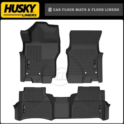 Напольные коврики Husky Liners® X-act Contour® для Nissan Frontier 2022-2024 годов выпуска с двойной кабиной - Изображение 1 из 4