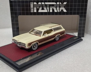 Ford LTD Aurora Country Squire SW Station Wagon 1969 Cream Wood 1:43 Matrix - Picture 1 of 17