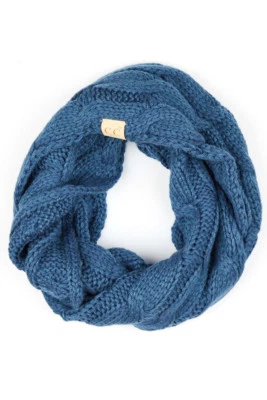 C.C Exclusives ScarvesMe Infinity Bufanda Niñas Niños Tejido Invierno Niños Bufanda Circular Foto 1 de 4
