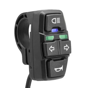3 in1 Electric Bike Switch Headlight Turn Signal Horn Switch ON/OFF R3S3 - Picture 1 of 8