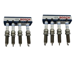 0242145541 8PCS Double Platinum Spark Plug For BMW 550i 650i 750i 750Li M5 M6 X5 - Picture 1 of 9