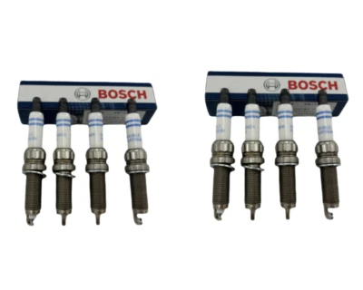 0242145541 8PCS Double Platinum Spark Plug For BMW 550i 650i 750i 750Li M5 M6 X5 - Image 1 of 4