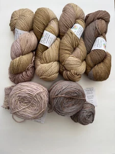 Unique Sheep DK Yarn, Gradiance Set, 'Cafe Au Lait', Alpaca/Merino/Silk - Picture 1 of 7