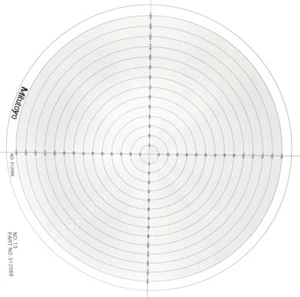 Optical Comparator Chart For Profile Projector Overlay Chart Mitutoyo 512068 - Picture 1 of 3