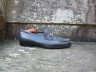 Church?S Horsebit Loafers Shoes Vintage Black Grey Leather Uk8.5 Mens Verona