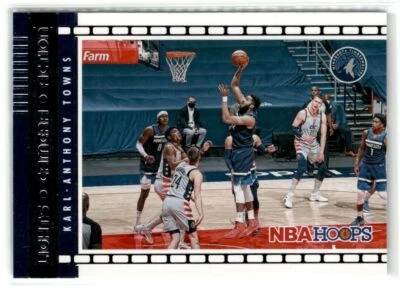 Karl-Anthony Towns Timberwolves 2021-22 Hoops Winter Lights Camera Action #5 - Image 1 of 2