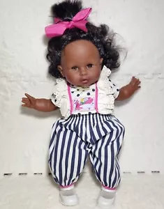 Max Zapf Creation Rare Black Ethnic Play Doll 1988 Soft Body Vintage - Picture 1 of 8