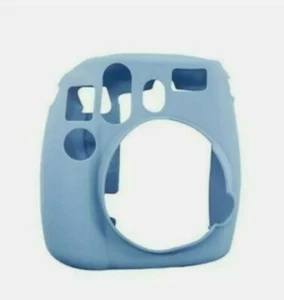 Instax Mini 8/9 ~ Instant Camera Silicone Case - Light Blue ~ FujiFilm - Picture 1 of 9