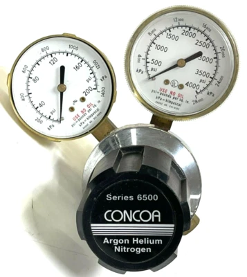 REGULADOR CONCOA SERIE 6500 8066525-01-1 CGA 580 GAS INERTE 3000 PSI  Foto 1 de 4