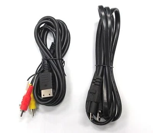 AC Power Cord & AV Cable compatible with SEGA DreamCast - Picture 1 of 1