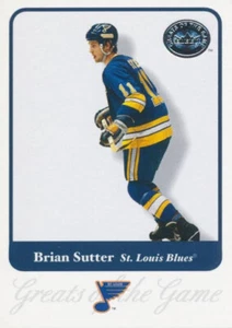 2001-02 Fleer Greats of the Game #69 BRIAN SUTTER - St. Louis Blues - Bild 1 von 1