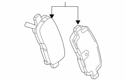 Kit de pastillas de freno de disco genuino GM 2011-2017 Buick Chevrolet Regal LaCrosse 22846359 Foto 1 de 3