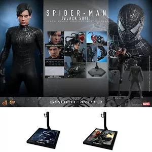 Supporto display action figure in scala 1/6 nero Spider-Man personalizzato - Foto 1 di 28