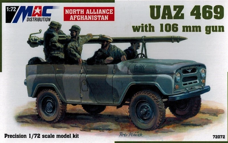 MAC 72072 - UAZ 469 with 106 mmm gun - 1:72 - Bild 1 von 1