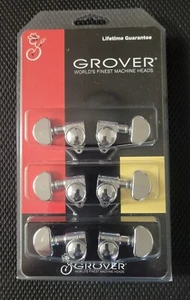 Grover 102-18C Rotomatic Tuners NEW PACKAGE 3x3 Chrome Gison Les Paul SG Epi - Picture 1 of 3