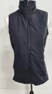 Lululemon Women's Run For Cold Vest Black Size 8 Prima Loft Soft Stretch Logo - Picture 1 of 17