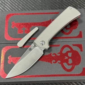 7'' New Fast Opening M390 Blade TC4 titanium Handle Tactics Folding Knife VTF95 - Picture 1 of 9