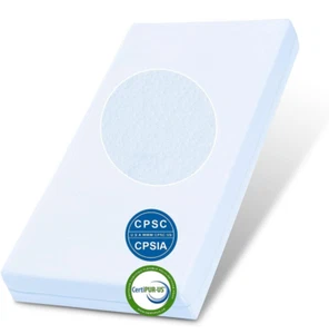 Crib Mattress, Dual Sided Comfort Memory Foam Toddler Bed Mattress, Triple-Layer - Picture 1 of 6
