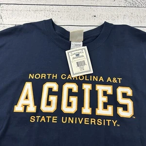 NEW North Carolina Aggies Short Sleeve Oarsman T Shirt Men's XL Blue - Picture 1 of 4