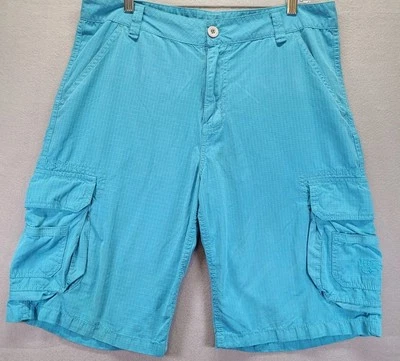Pantalones Cortos Carga No Fear Preformance Azul Patinador Surf Jaspeado Para Hombres Talla 34 Foto 1 de 4