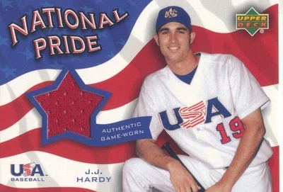 2004 Upper Deck National Pride Memorabilia 2 #NPJ-JH Game Worn Jersey Ship Free - Image 1 of 2