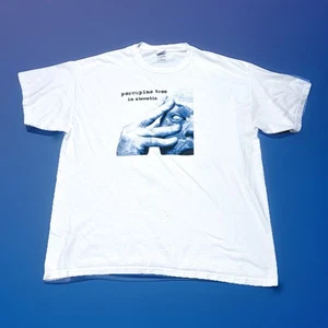 Vintage Porcupine Tree T-Shirt Indie Band In Absentia 2010 Y2K Herren XL weiß - Bild 1 von 10