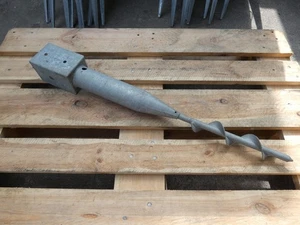 Einschraub Bodenhülse mit Gewinde 91 x 91mm innen 840mmlang - Bild 1 von 4