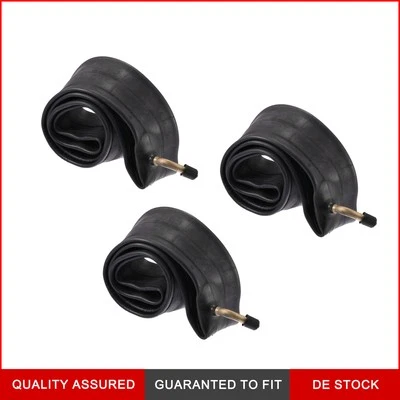 X AUTOHAUX 3 Pcs 14 Zoll Fahrrad Innenschlauch 14x2,125 Gummi 45mm Lange Gebogen Ventil
