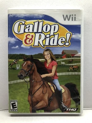 Gallop & Ride (Nintendo Wii) - Complete w/ Manual - Clean & Tested Working - Image 1 of 4