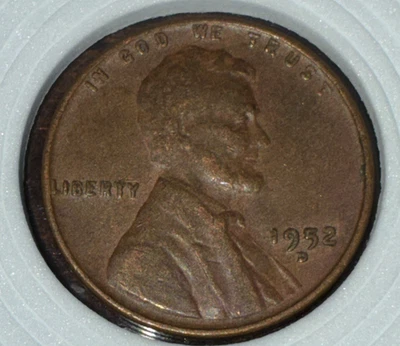 1952 d Copper Lincoln Wheat Ear One Cent Mint Error Circulated  - Image 1 of 4