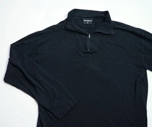 Ullfrotte Wool blend Woolpower Zip Base Layer mens Long Sleeve top size XL - Picture 1 of 8