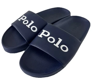 Polo Ralph Lauren para mujer Cayson Slides azul marino 7 nuevo sin caja - Imagen 1 de 7