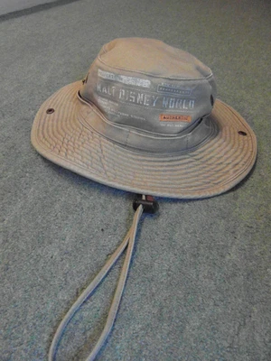 Walt Disney World Safari Hat Authentic Snap Brim Fishing Strap Adult - Image 1 of 4