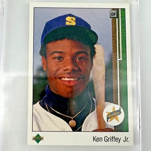 Carta Upper Deck Ken Griffey Jr Rookie 1989 #1 Baseball da collezione - Foto 1 di 4