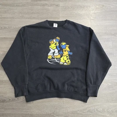 Vintage Sweatshirt Graphic Print 90s USA Runtz Basketball Graffiti Jnco Men's L - Image 1 of 4