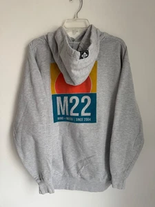 Felpa con cappuccio uomo M22 Northern Michigan grigia taglia XL natura avventura tattica - Foto 1 di 10