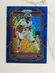 2022 Panini Prizm Blue Shimmer #274 Leonard Fournette /25 Tampa Bay Buccaneers - Foto 1 di 2