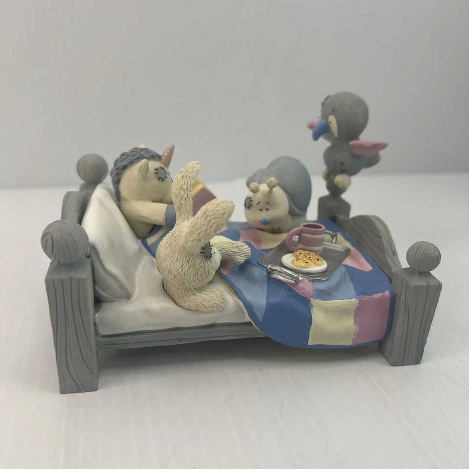 Snuggle Up – My Blue Nose Friends Figurine – Boxed & Rare – Cozy Bed Scene - image 1 of 4